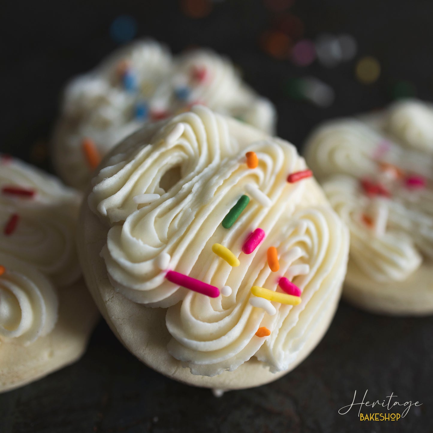 Rainbow Sprinkle Sugar Cookies--NEW!