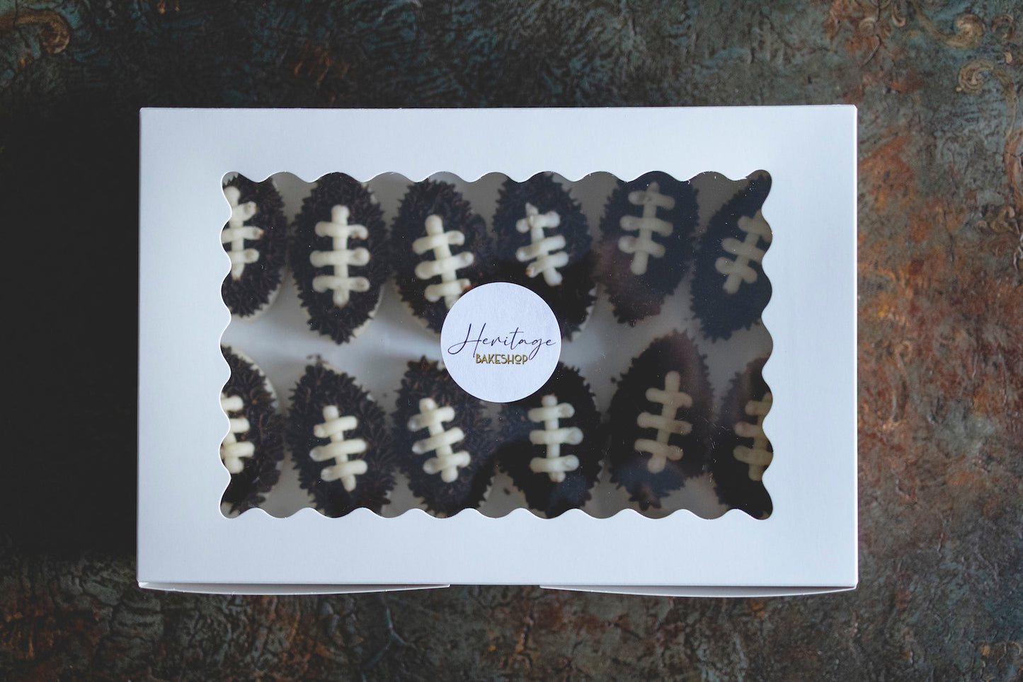 Football Sugar Cookies (One Dozen)