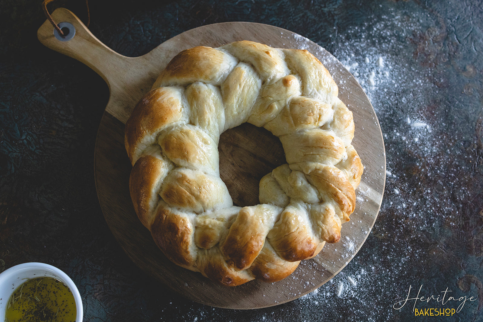Stuffed Bread Rings Braided Bread Ring – Heritage Bakeshop