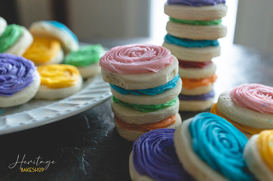 Circle Sugar Cookies (One Dozen)