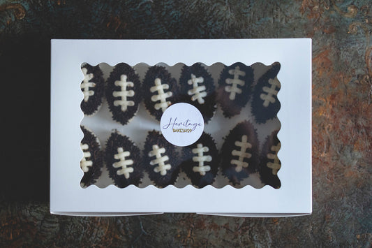 Football Sugar Cookies (One Dozen)