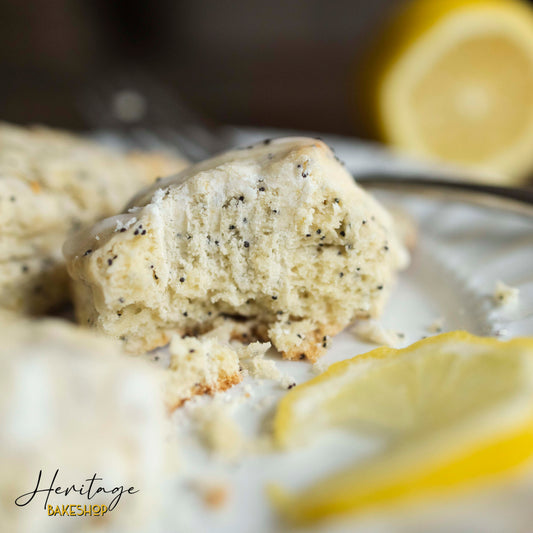 Lemon Poppyseed Scones--NEW!!